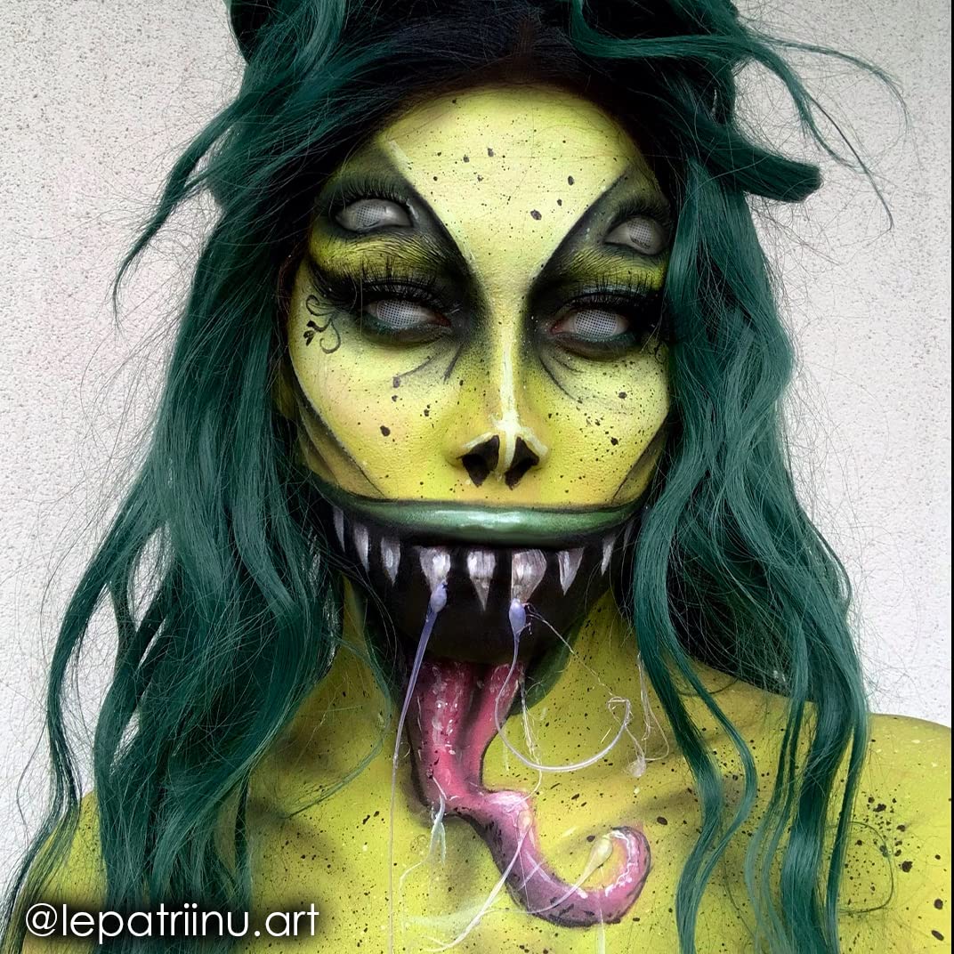 Mehron Makeup Paradise AQ - WHITE, Water-Activated Face & Body Paint