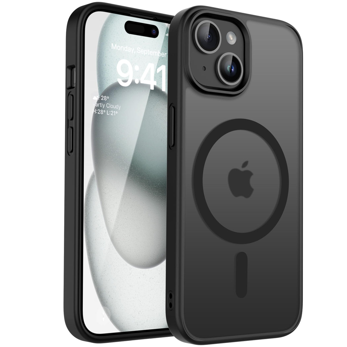 CACOE Magnetic Case for iPhone 17 6.3 inch, Light Purple