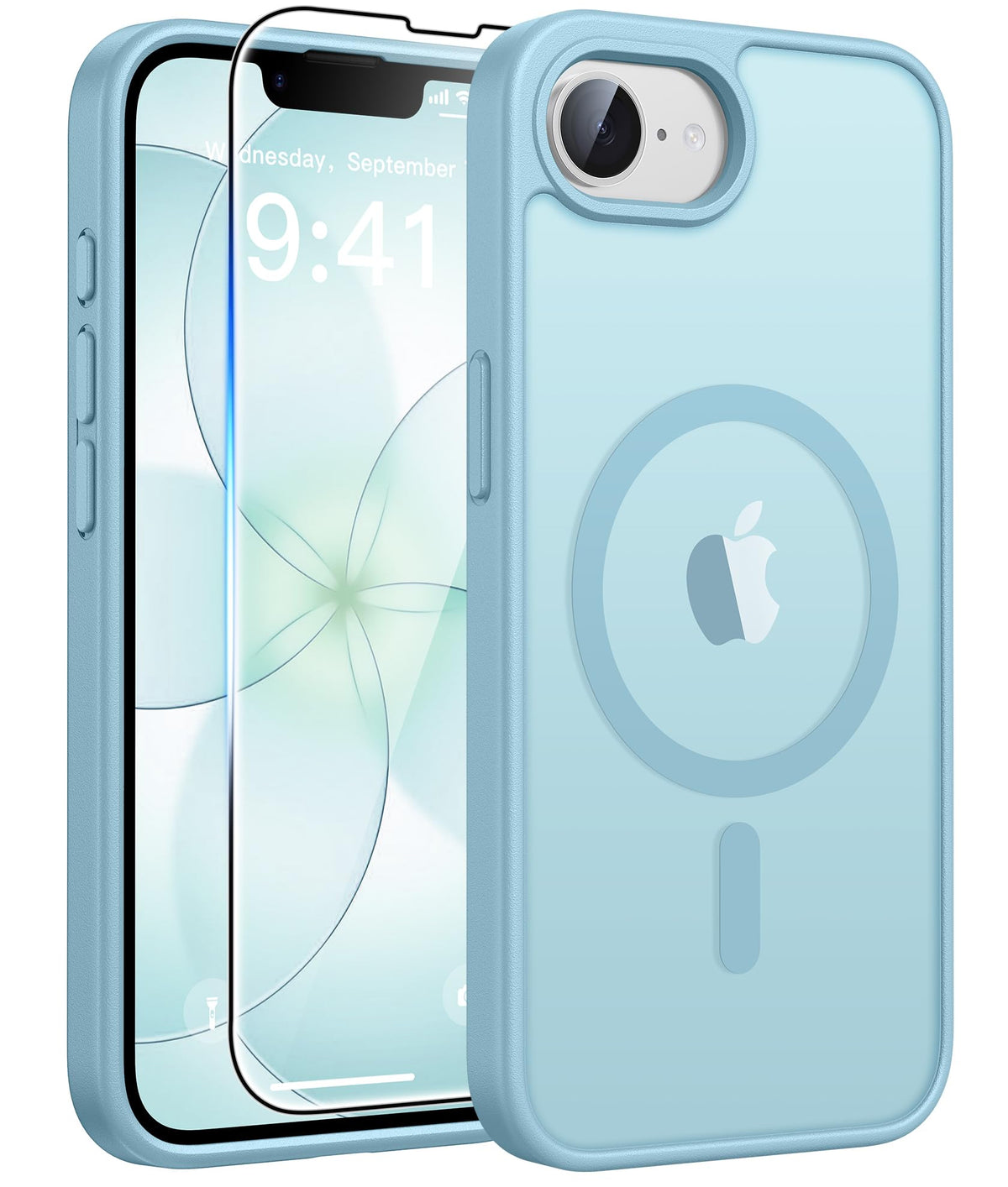 FNTCASE for iPhone 17 Case, Fit for Magsafe, Teal