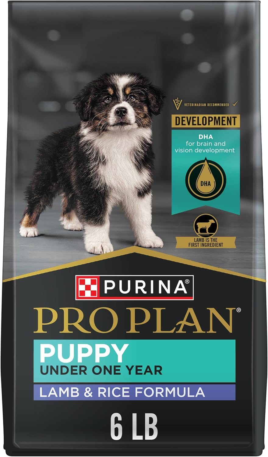 Purina Pro Plan High Protein, Healthy Puppy Food, Lamb & Rice, 6 lb Bag