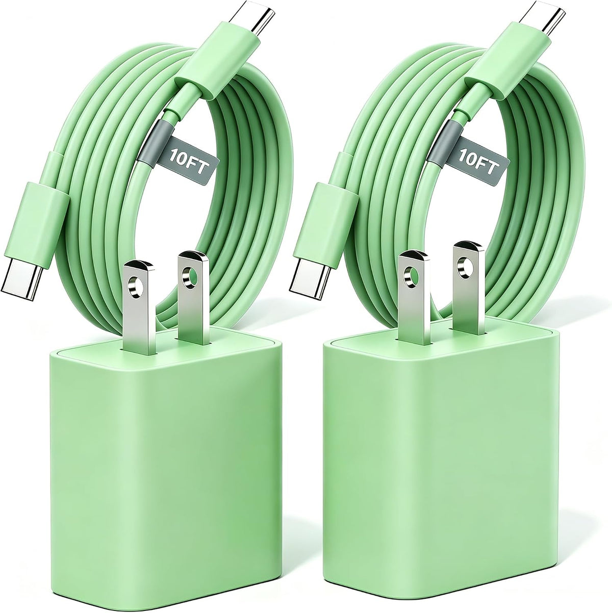 iPhone 18 17 16 15 Charger Fast Charging 10FT 20W USB C Charger Block Cable