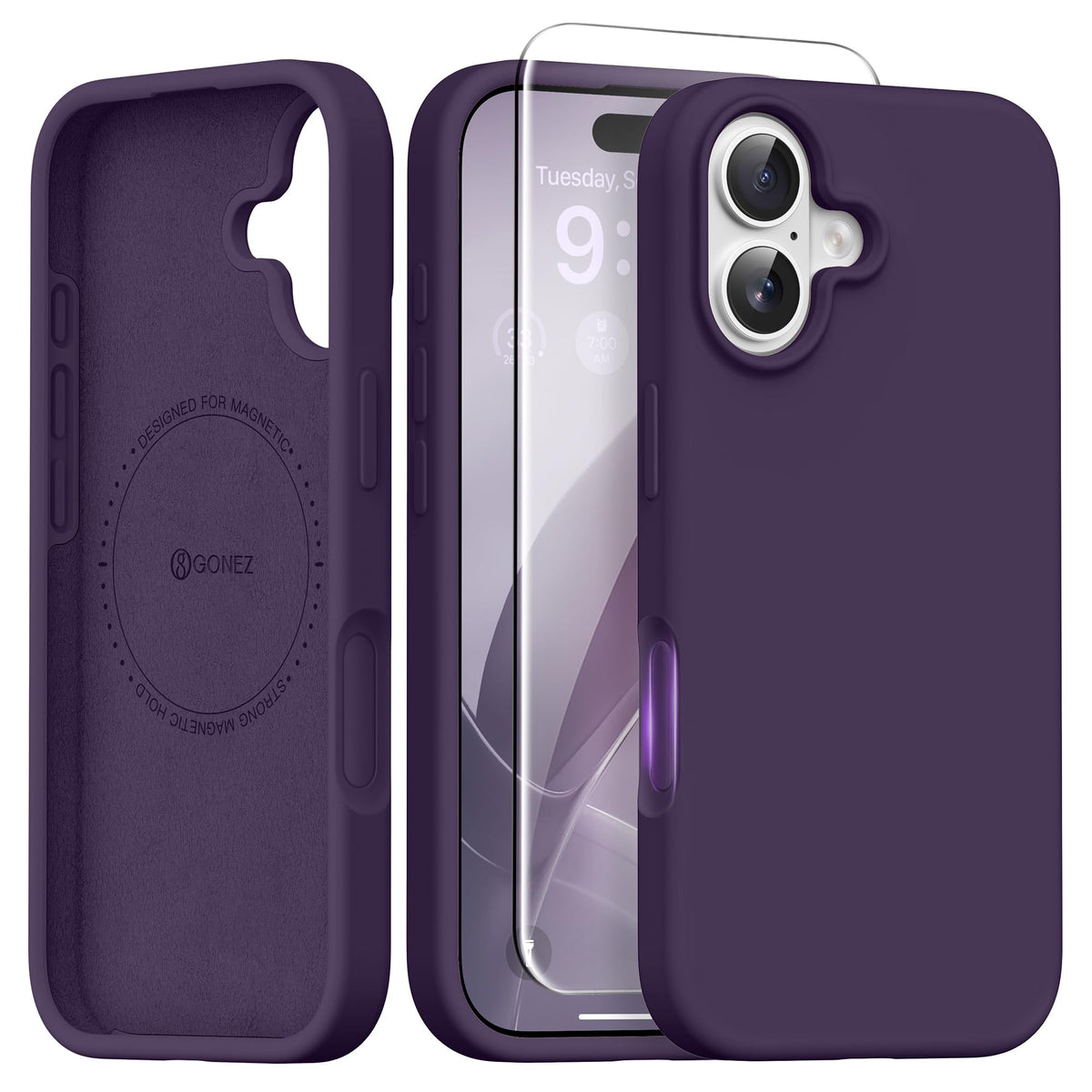 GONEZ for iPhone 18 Pro Max Case/iPhone 17 Pro Max Case, Mist Blue