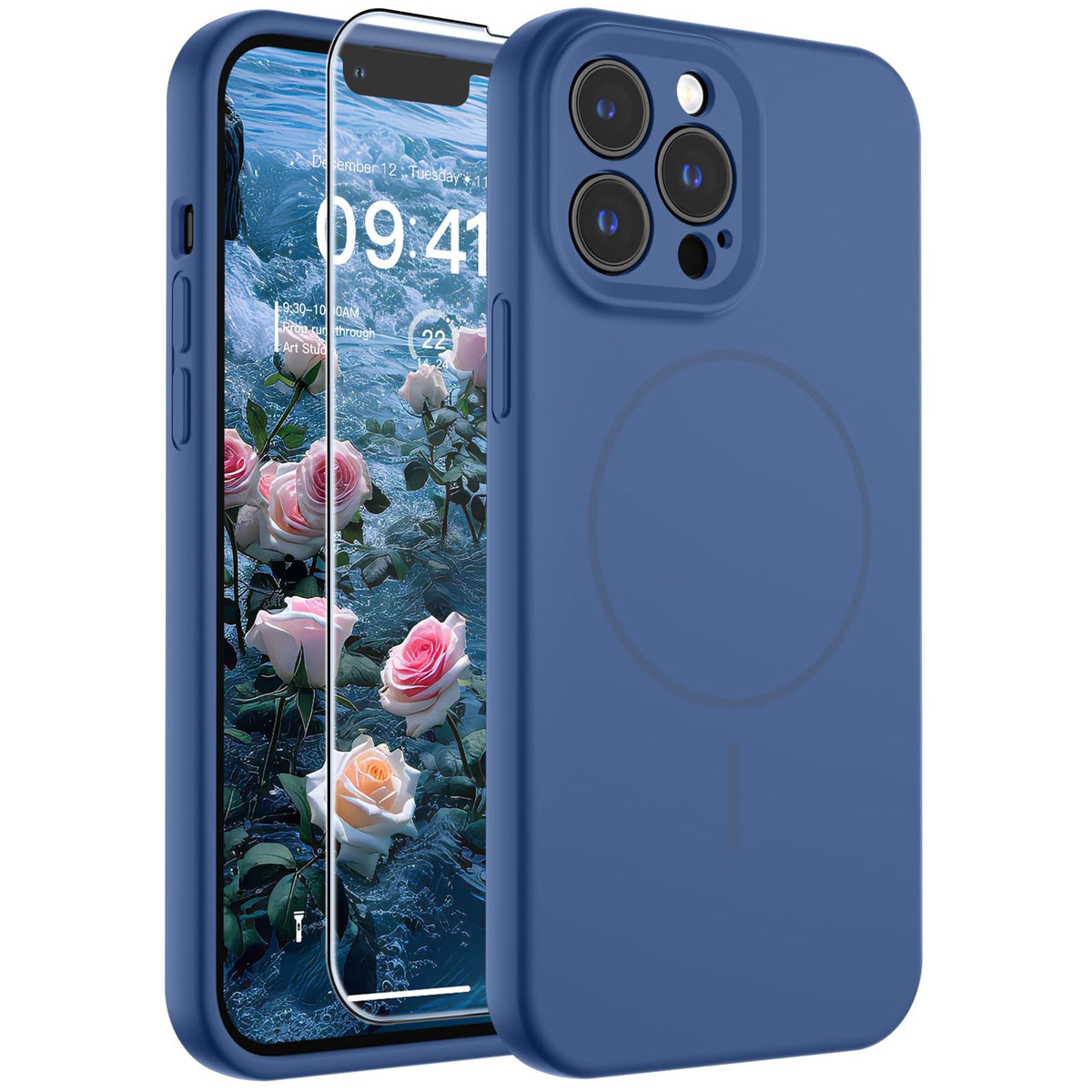 SUPFINE Silicone & Magnetic for iPhone 16 Pro Case
