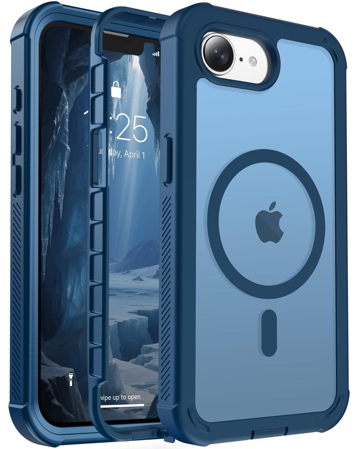 jaroco Magnetic for iPhone 15 Case Heavy Duty Protection Black