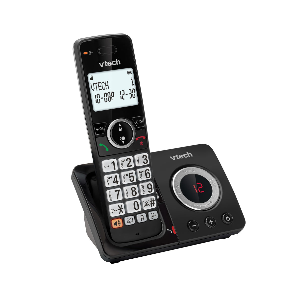 VTech EA5053 DECT Cordless Phone with Answering Machine,Nuisance Call Blocker, Volume Booster, Easy-to-Read Backlit Display, 18 Hours Talk-time, Handsfree Speakerphone, 4-Handset