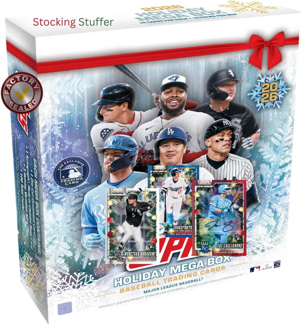 NEW | 2026 ToppsHOLIDAY Baseball Cards | Mega Box | Factory Sealed