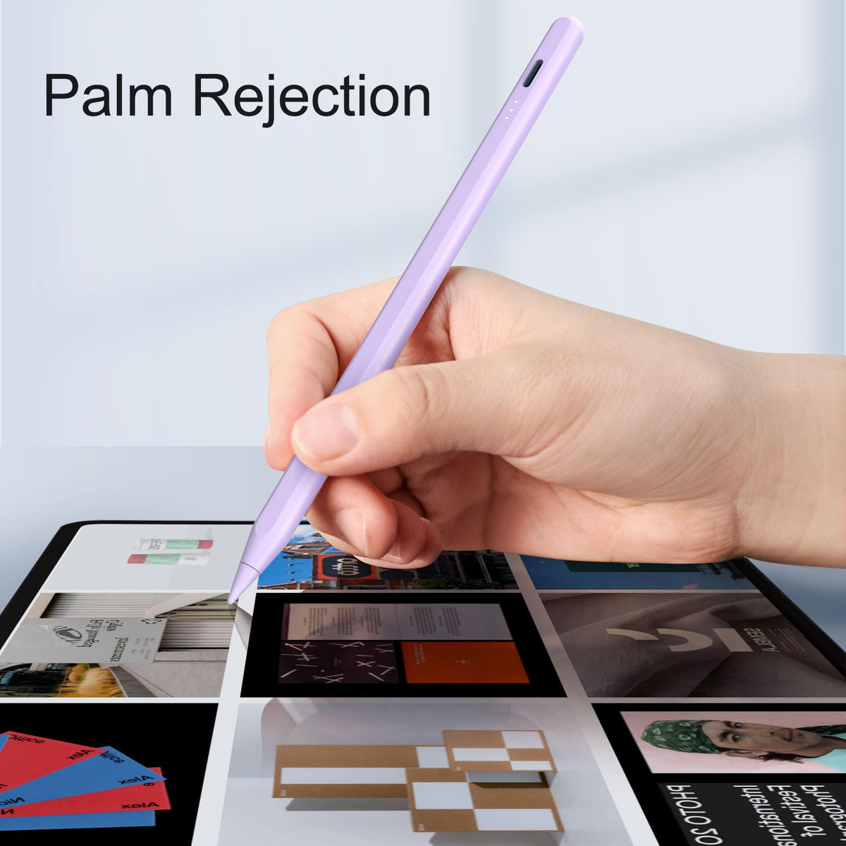 DIGIROOT iPad Pencil for 2018-2026, Plam Rejection Stylus Pen for iPad