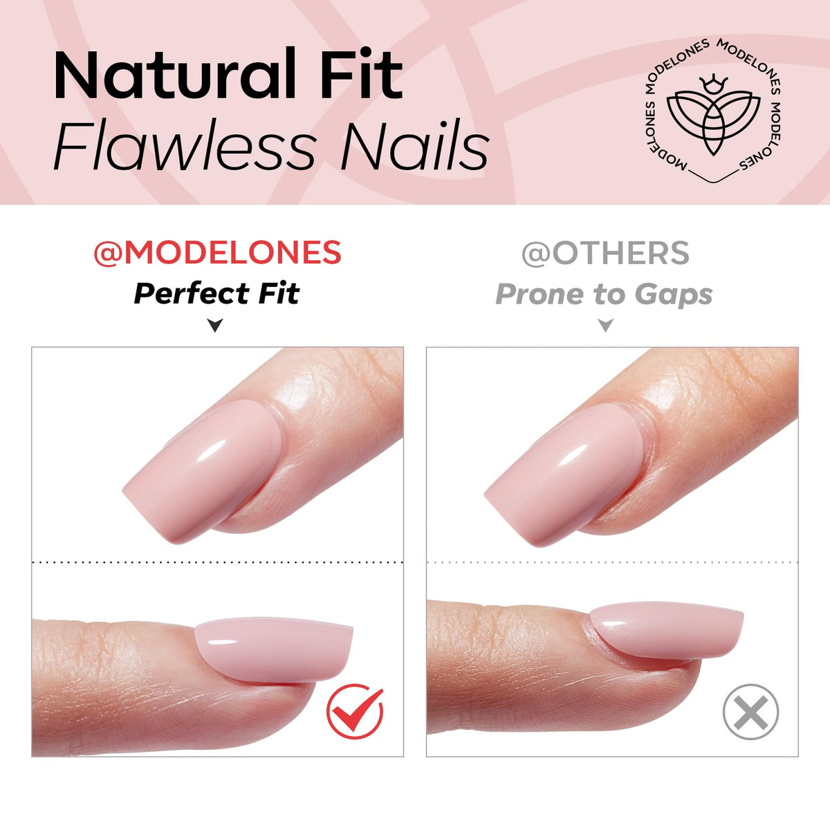 Modelones Black Press on Nails Short, Halloween Oval Fall Fake Nails