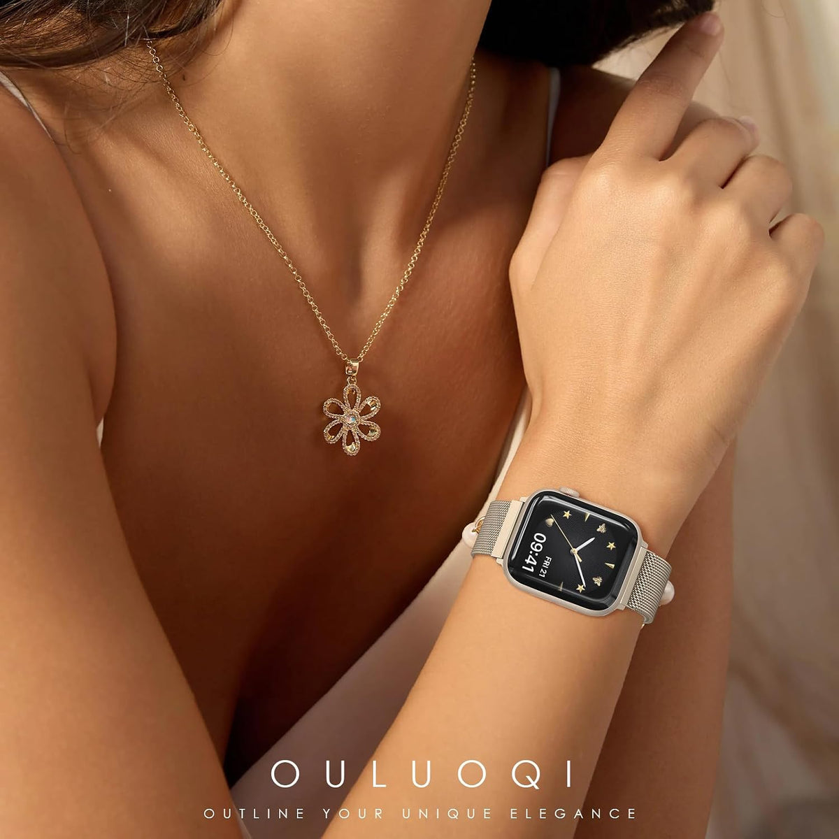 Original Milanese Loop Compatible with Apple Watch Bands for Women & Men