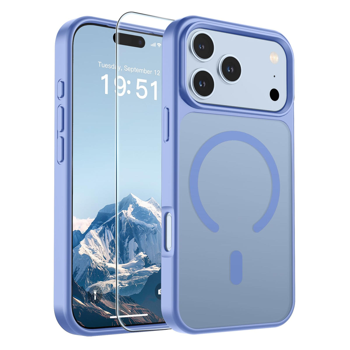 SUPFINE Magnetic for iPhone 13 Case/iPhone 14 Case Black