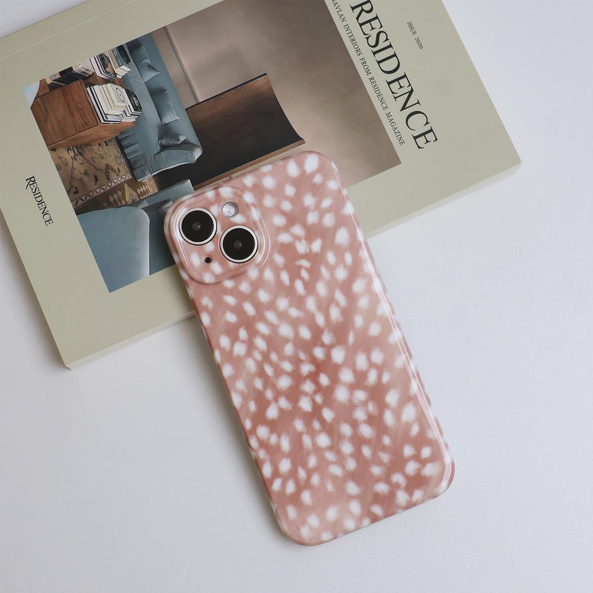 Cute Phone Case for iPhone 16 Case Fawn Deer Print