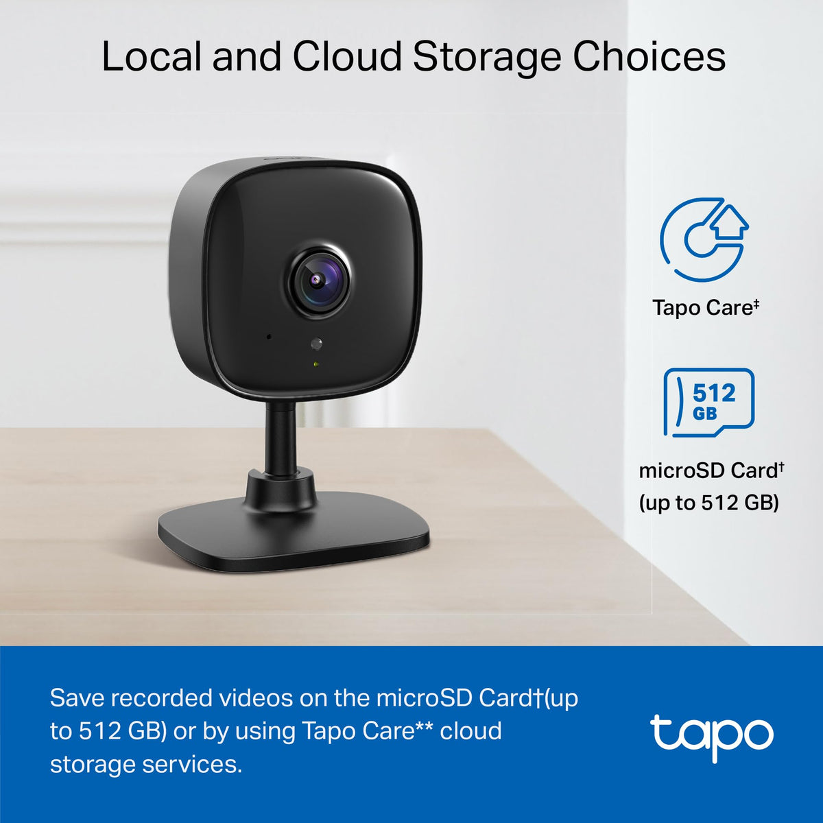 Tapo 1080P Indoor Security Camera, Baby Monitor, Dog Camera, Wired, C100