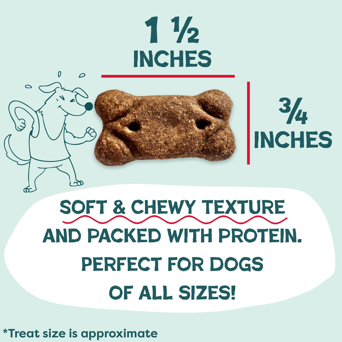 Shameless Pets Bacon Me Crazy Meaty Tenders, Soft Dog Treats, 8oz