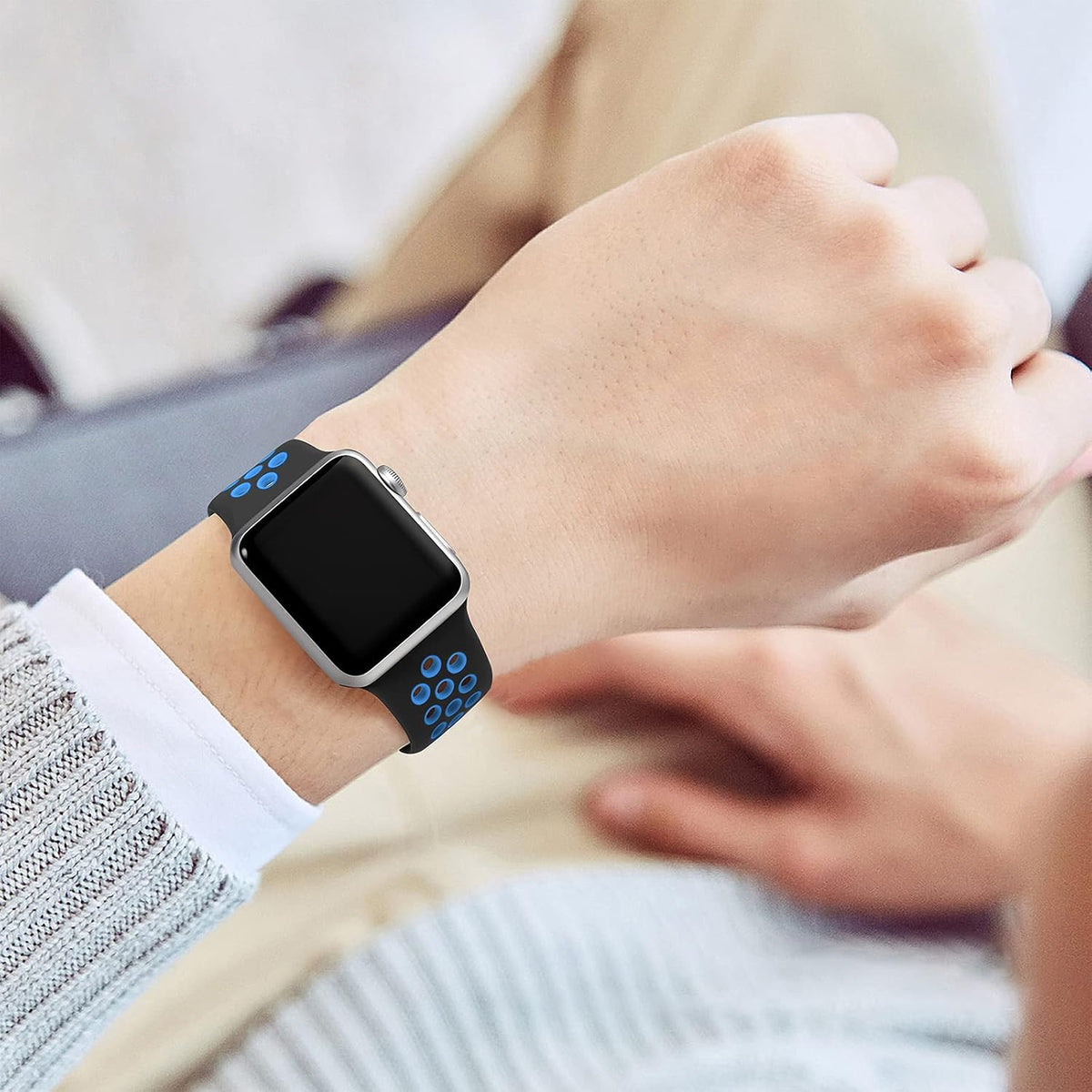 Lerobo Sport Band for Apple Watch Bands 44mm 45mm 46mm 42mm 49mm Men Women