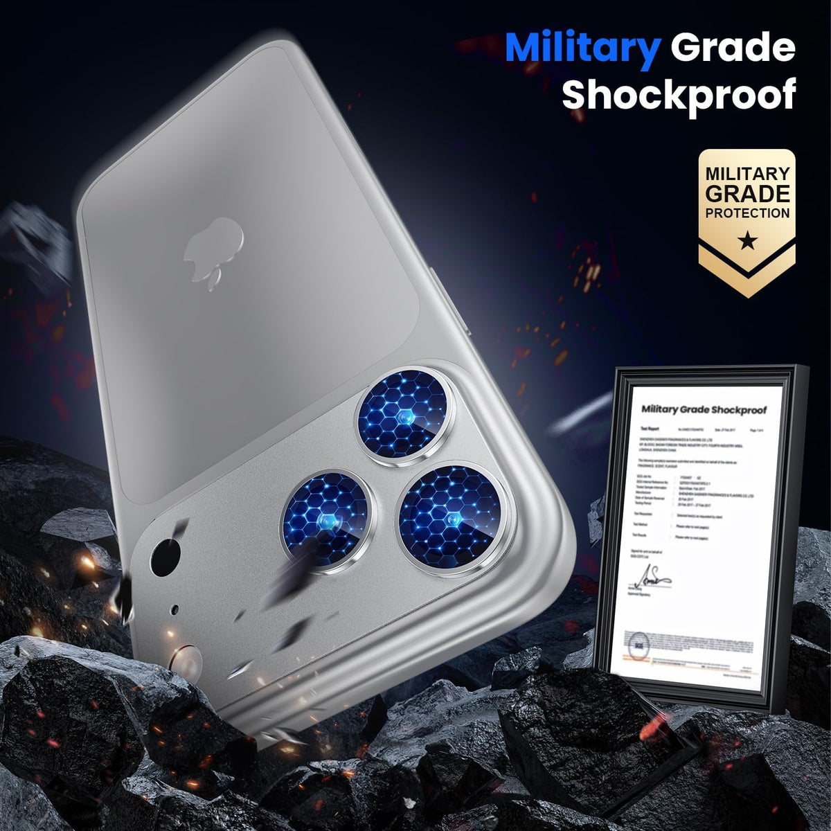 WSKEN for iPhone 18 Pro Max Camera Lens Protector - Military Grade Design