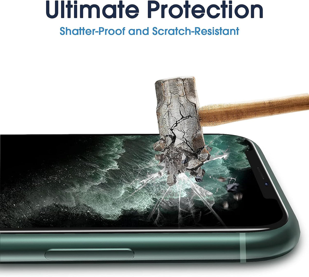 amFilm OneTouch for iPhone 18 Pro 6.3'' Screen Protector Tempered Glass