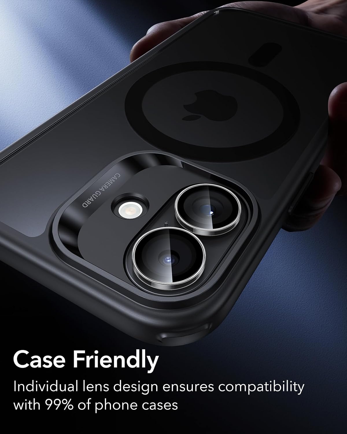 ESR for iPhone Duo Camera Lens Protector, 1 Pack, Blue