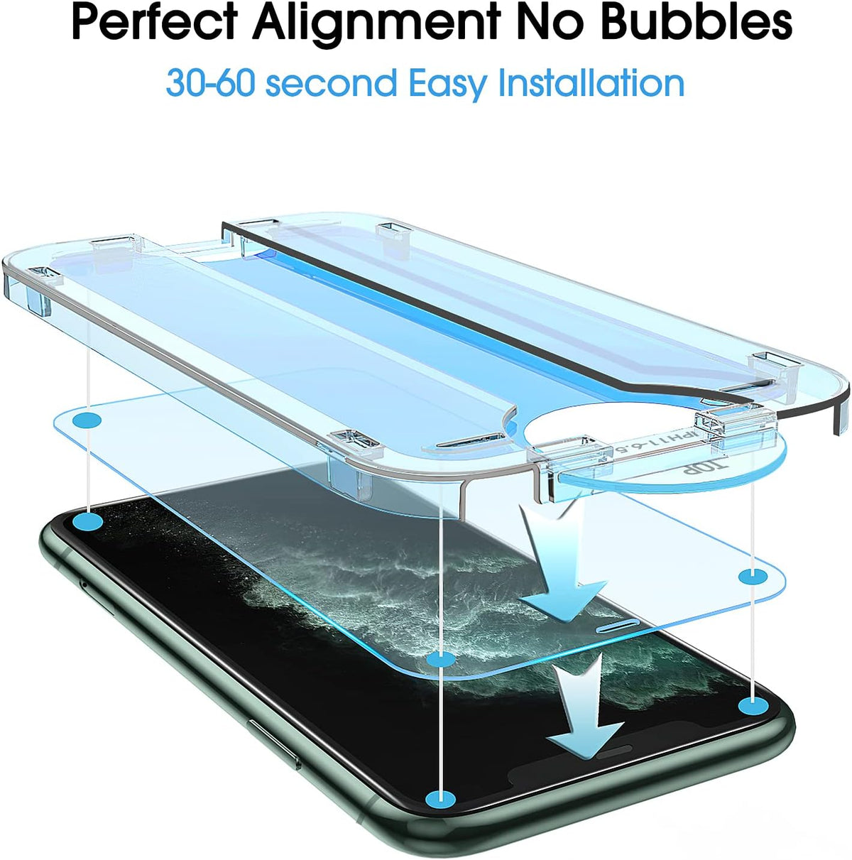amFilm OneTouch for iPhone 18 Pro 6.3'' Screen Protector Tempered Glass