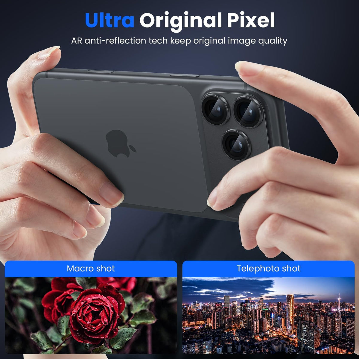 WSKEN for iPhone 18 Pro Max Camera Lens Protector - Military Grade Design