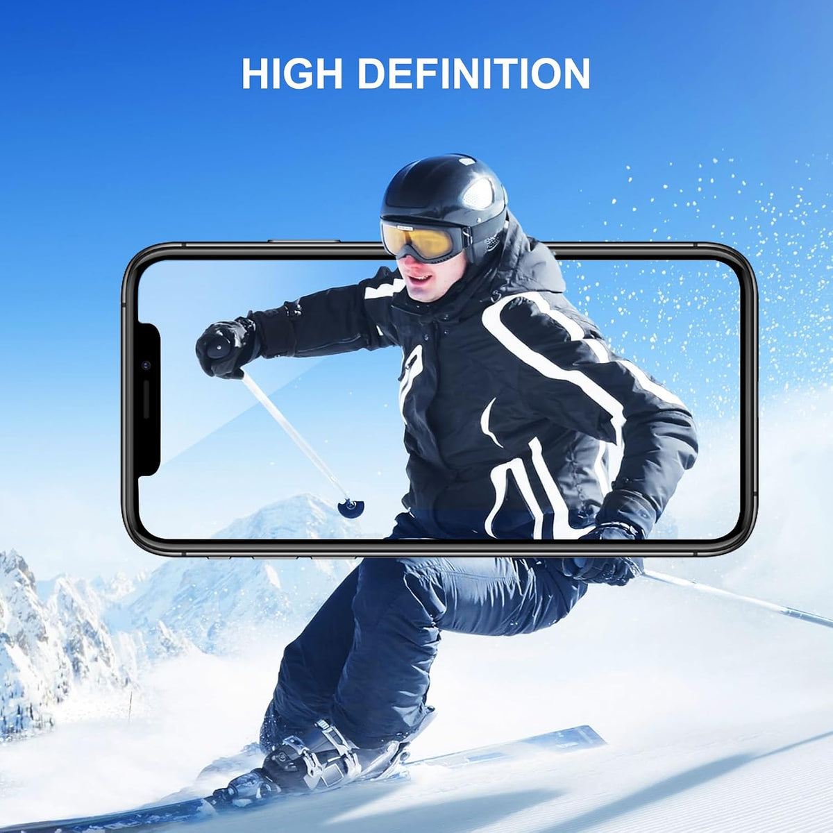 SIBEITU 3+3 Pack Screen Protector + Camera Lens Protector for iPhone 14 Pro