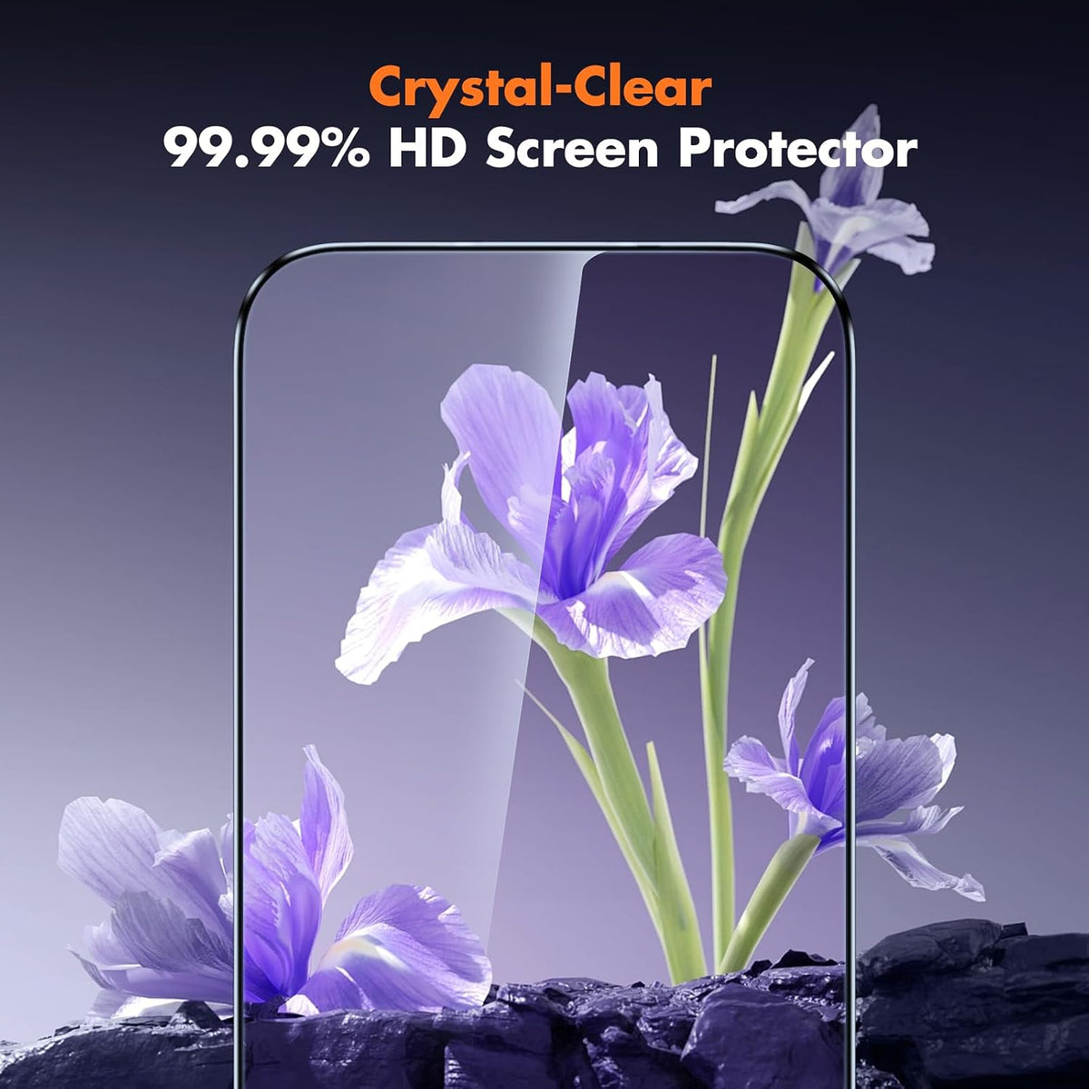 UNBREAKcable 3-Pack Screen Protector for iPhone 15, Full Coverage