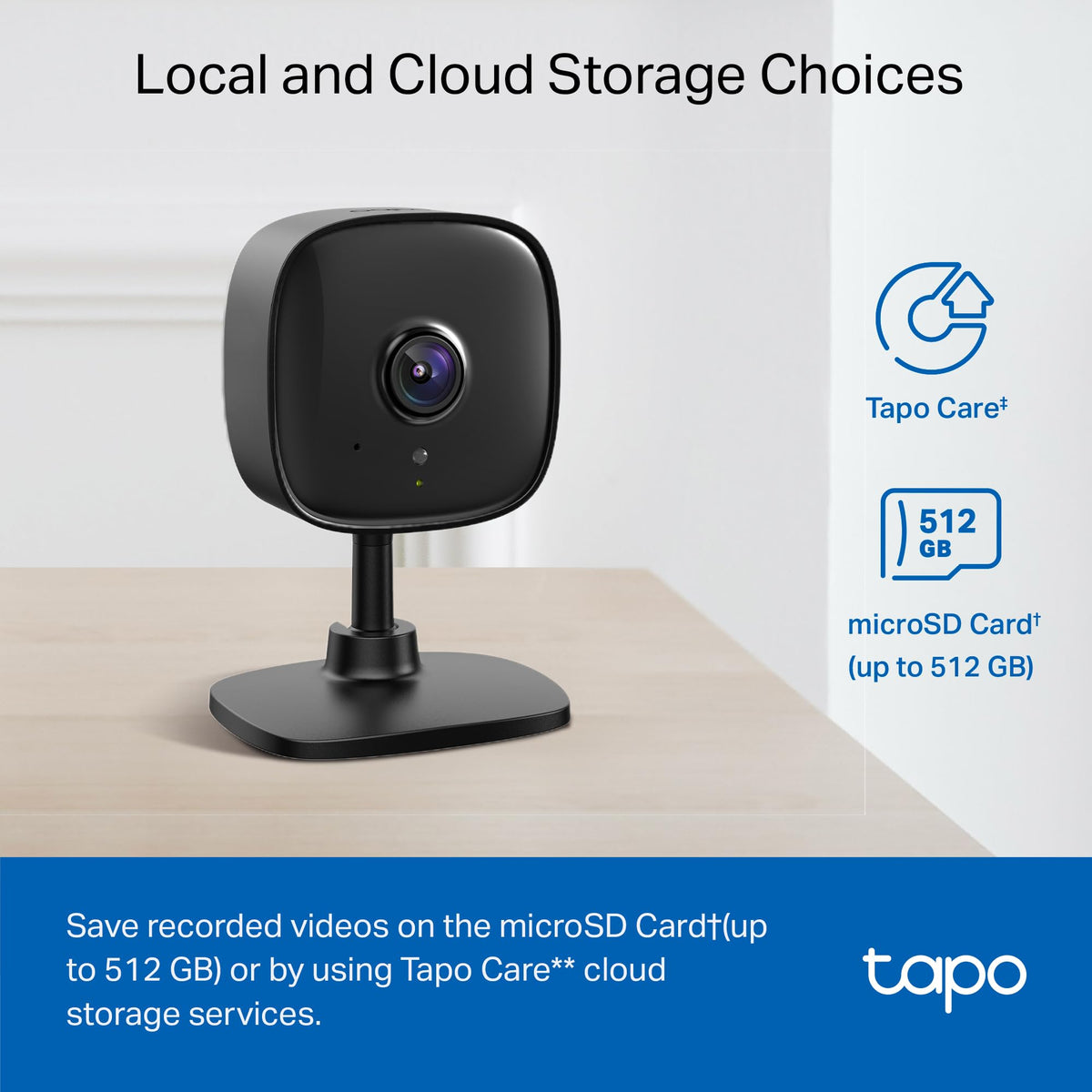 Tapo 1080P Indoor Security Camera, Baby Monitor, Dog Camera, Wired, C100