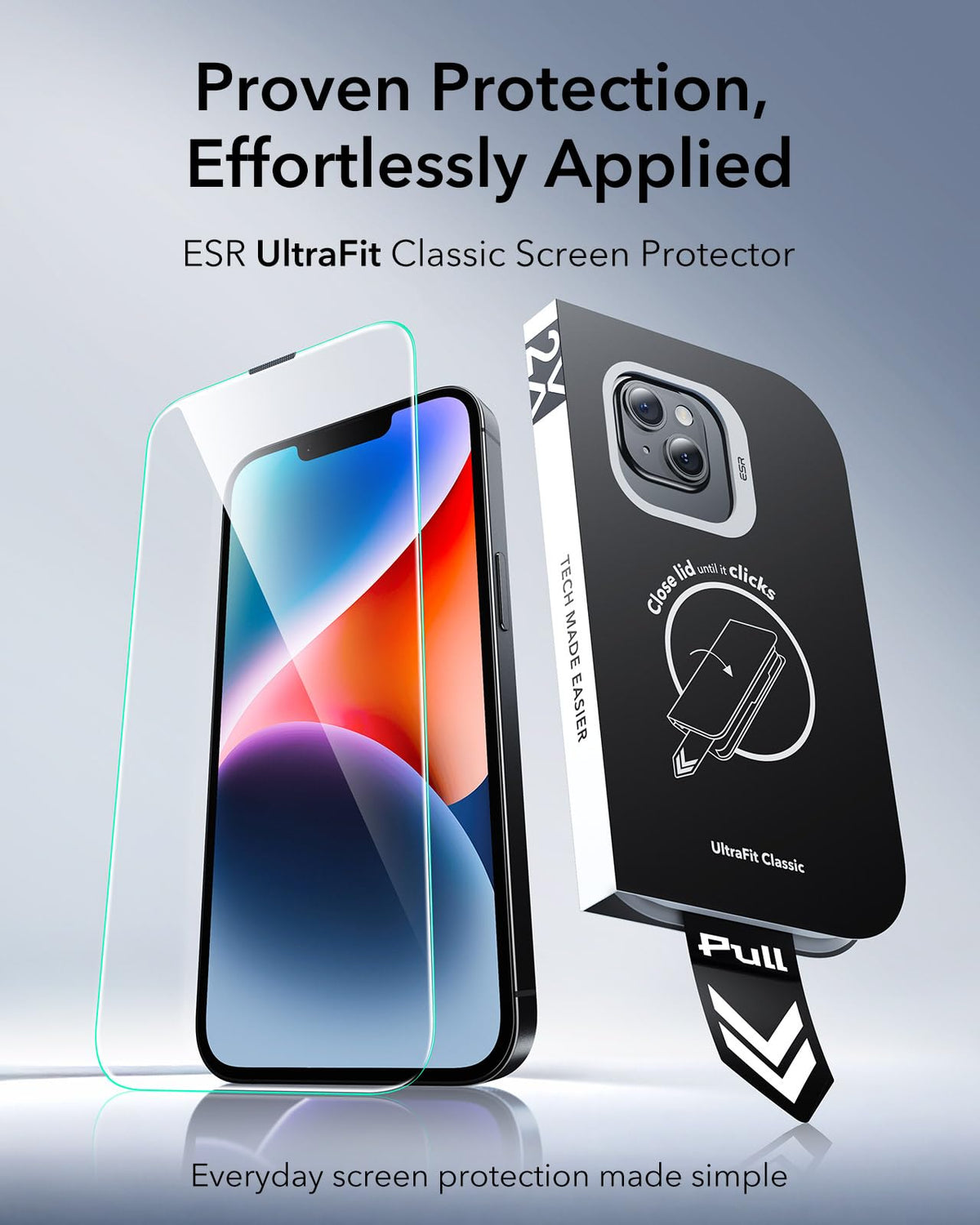 ESR 3 Pack for iPhone 17 Pro Max Screen Protector, Classic Clear
