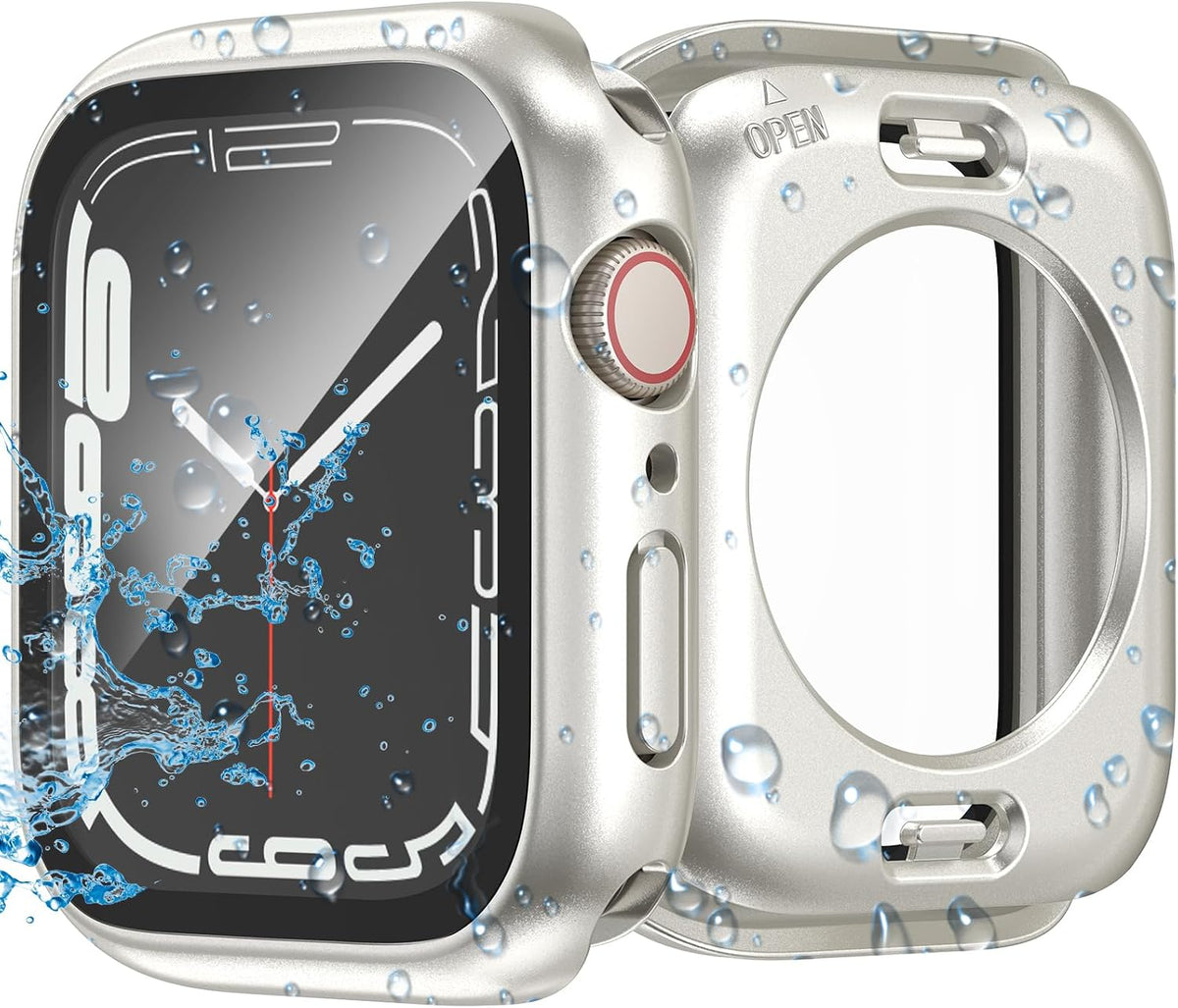YIJDACASE 3 in 1 Waterproof Case for 41mm Apple Watch Series 9 8 7