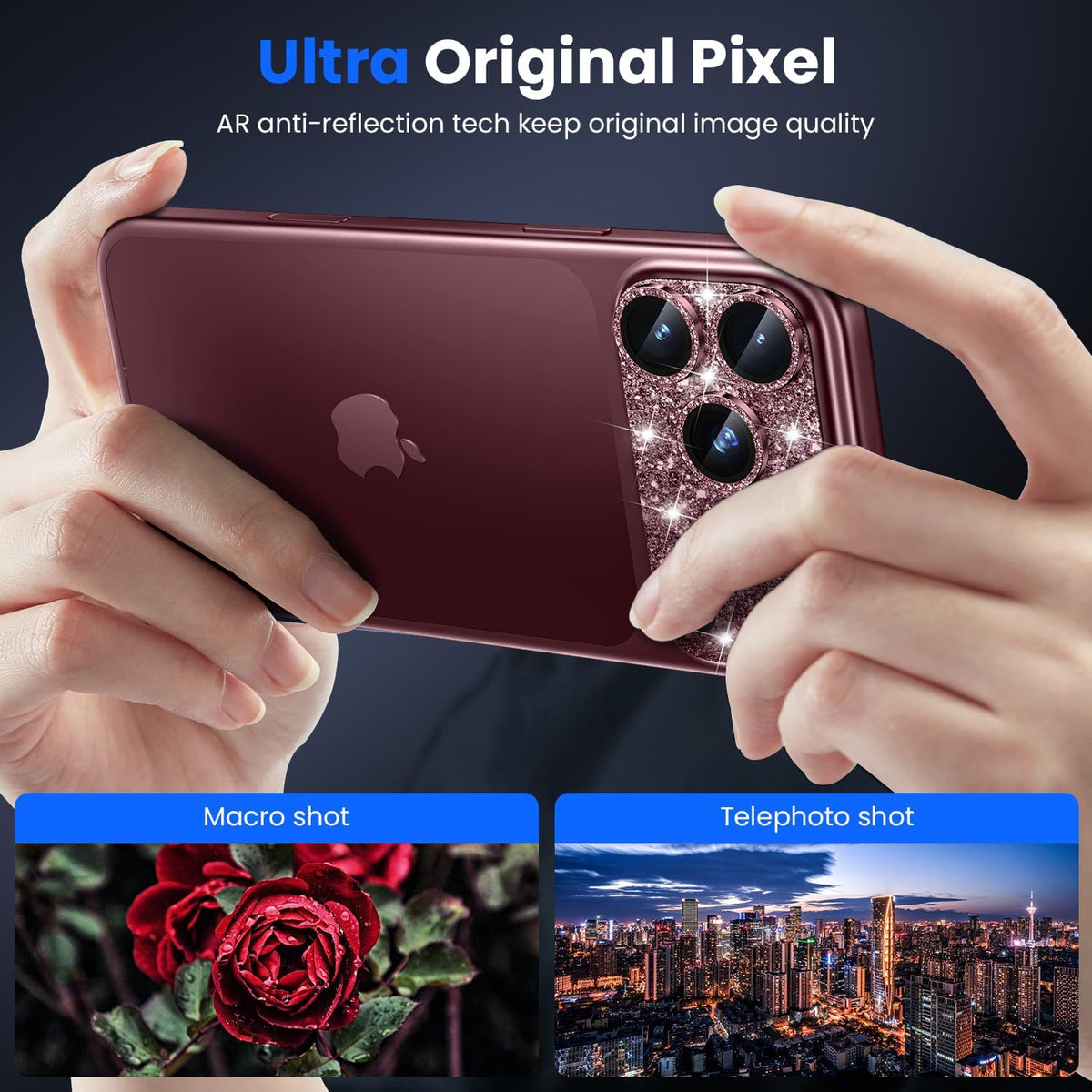 WSKEN for iPhone 18 Pro Max Camera Lens Protector - Military Grade Design
