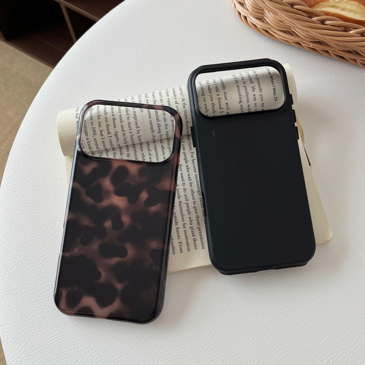 Longlayss Compatible with iPhone 15 Pro Case Tortoise Shell Phone Case