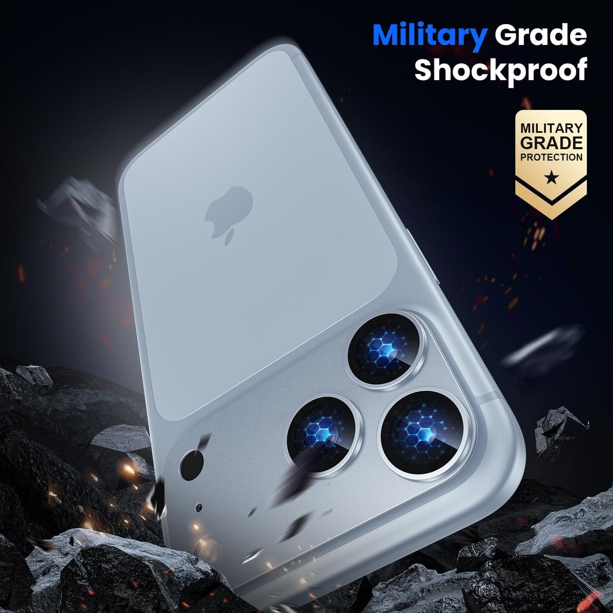 WSKEN for iPhone 18 Pro Max Camera Lens Protector - Military Grade Design