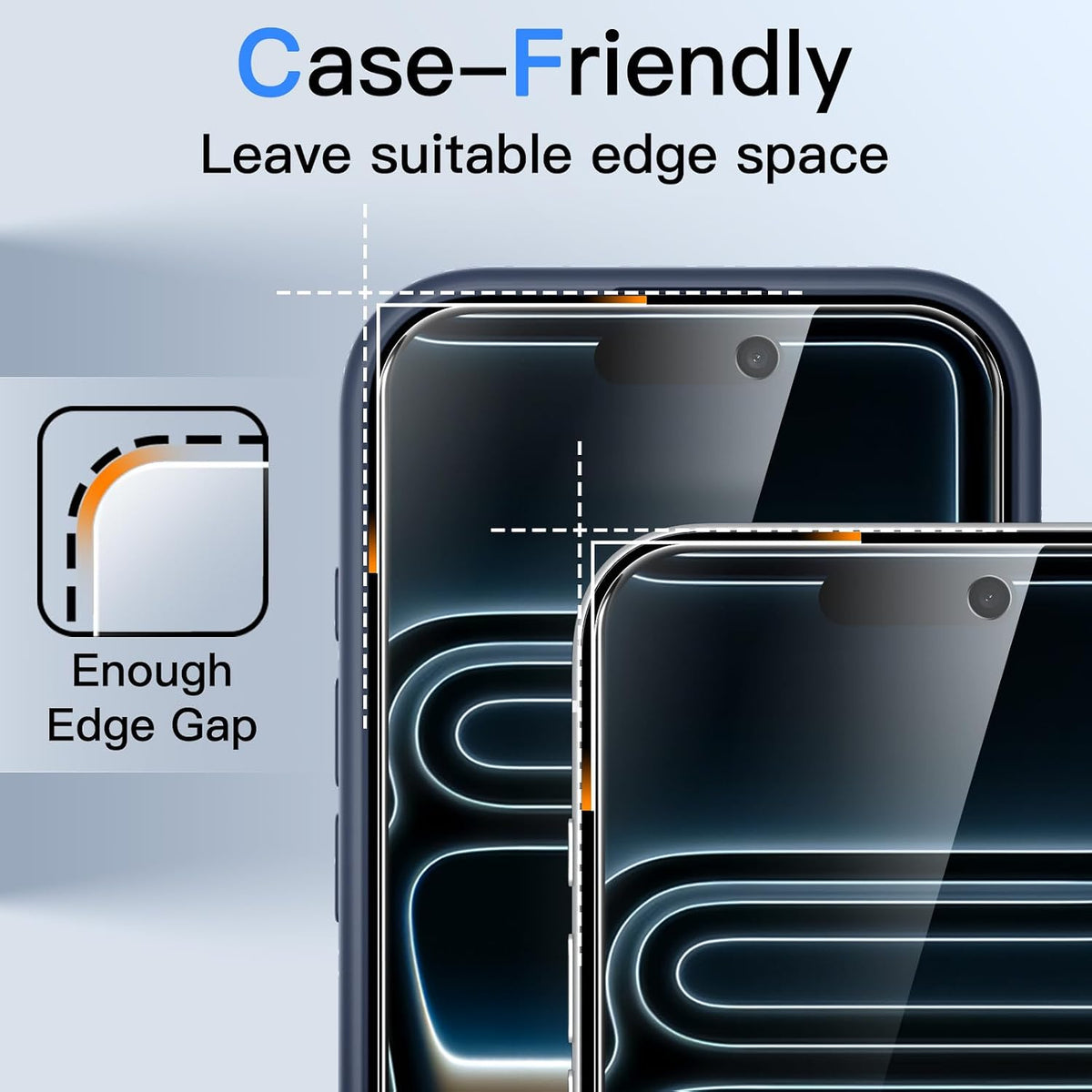 JETech Privacy Screen Protector for iPhone 16 Pro Max, 2-Pack