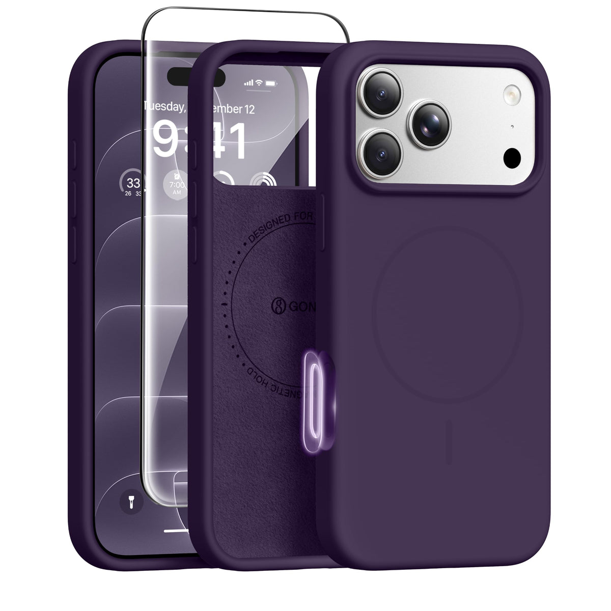 GONEZ for iPhone 18 Pro Max Case/iPhone 17 Pro Max Case, Mist Blue