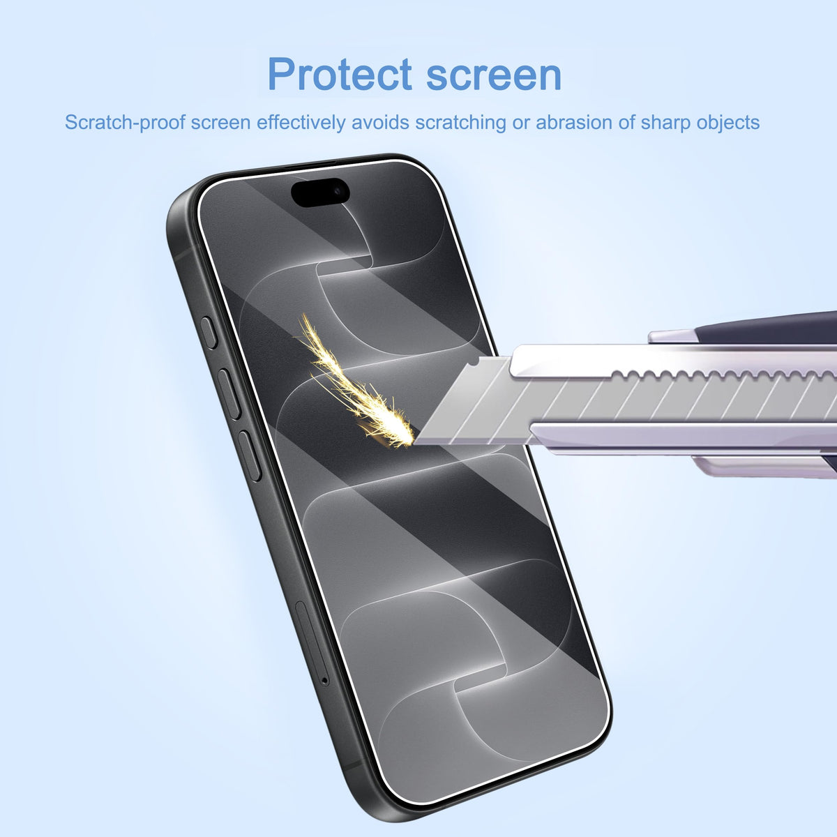 Ailun 3 Pack Screen Protector for iPhone 16 / iPhone 15 / iPhone 15 Pro