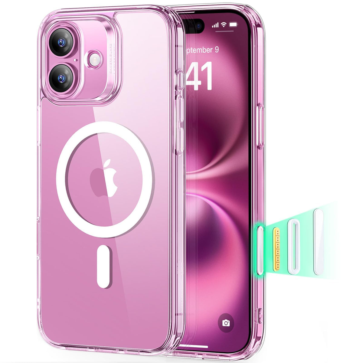 ESR Classic Hybrid for iPhone 18 Pro Max/17 Pro Max Case, Frosted Black
