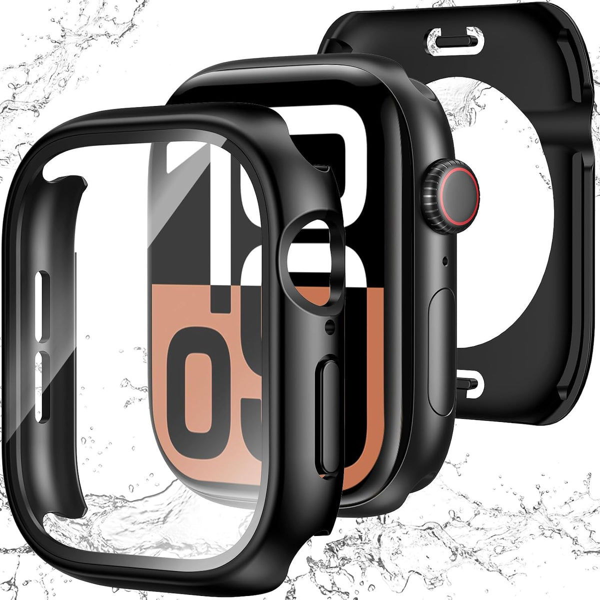 YIJDACASE 3 in 1 Waterproof Case for 41mm Apple Watch Series 9 8 7