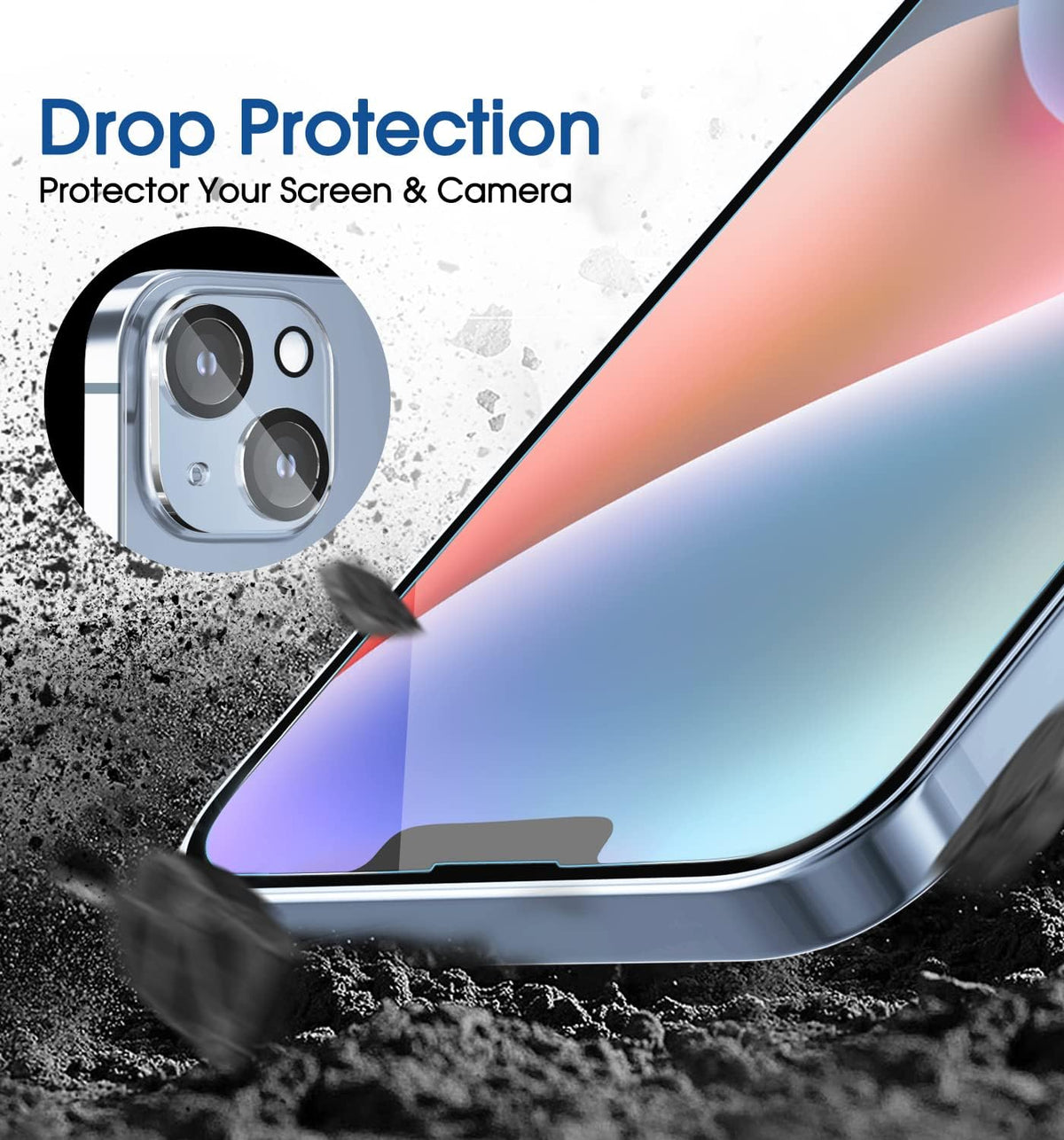 amFilm OneTouch for iPhone 18 Pro 6.3'' Screen Protector Tempered Glass