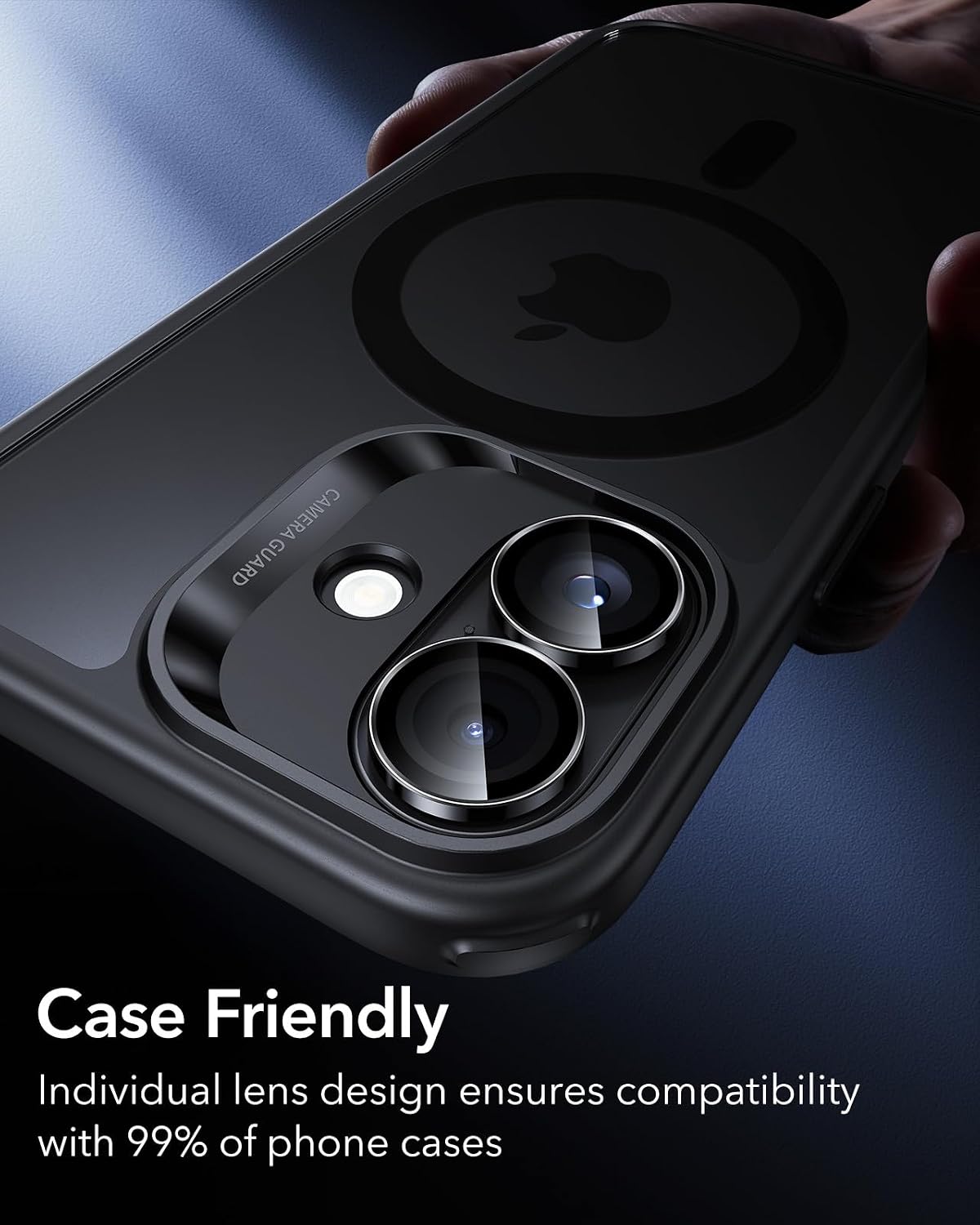 ESR for iPhone Duo Camera Lens Protector, 1 Pack, Blue