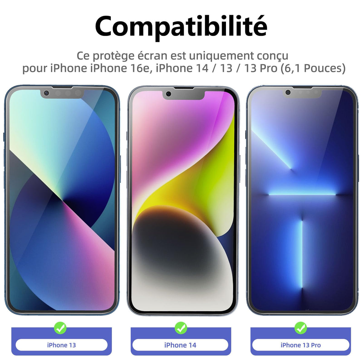 NEW'C for iPhone 17 Pro Max, iPhone 16 Pro Max Screen Protector HD Clear
