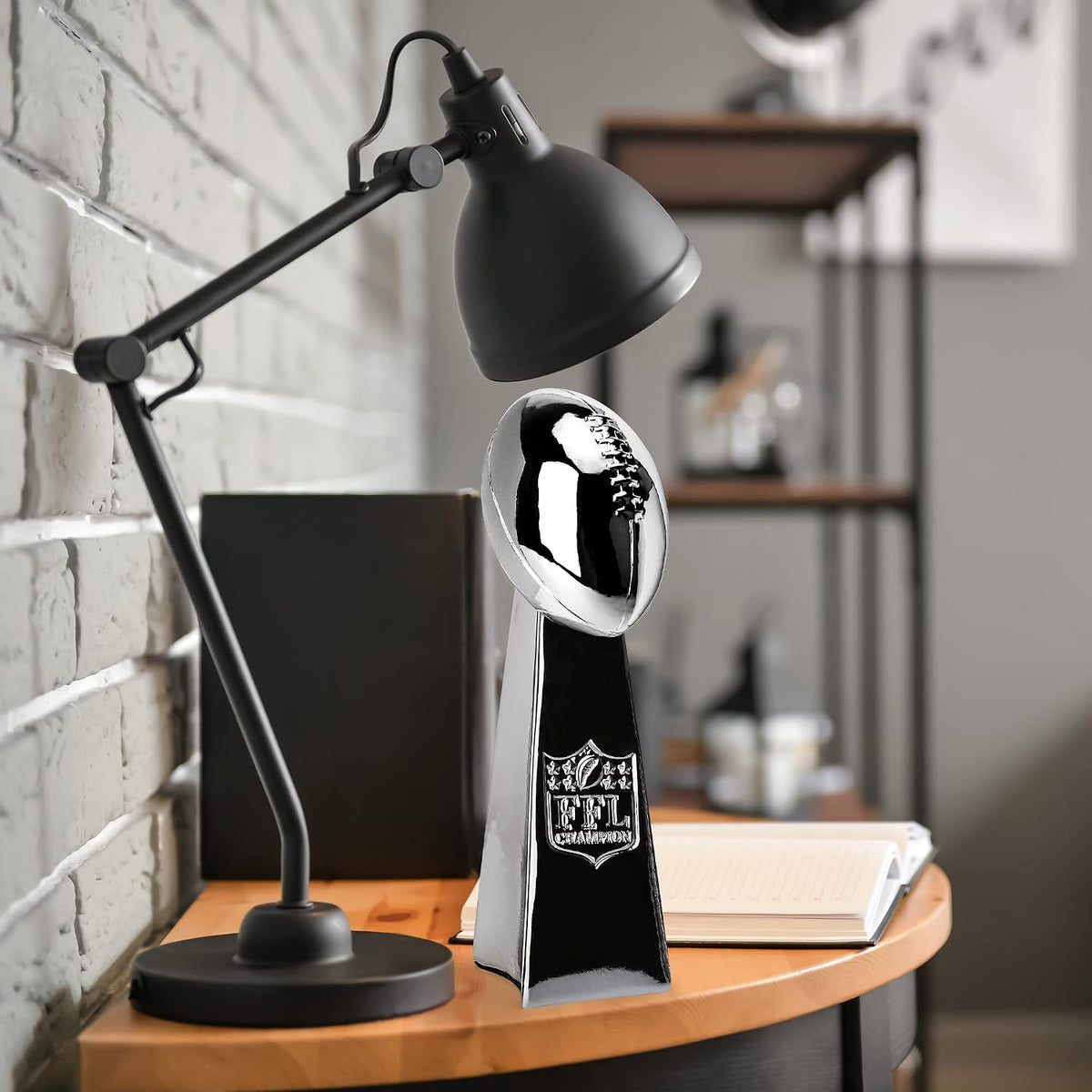 Spire Designs Fantasy Football Trophy - Chrome Replica Championship Trophy - First Place Winner Award for League - 2 Sizes