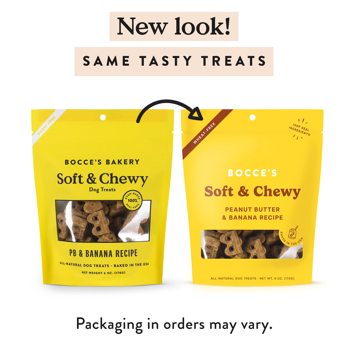 Bocce's Bakery Say Moo Soft & Chewy Dog Treats, Beef & Cheddar Flavor, 6 oz