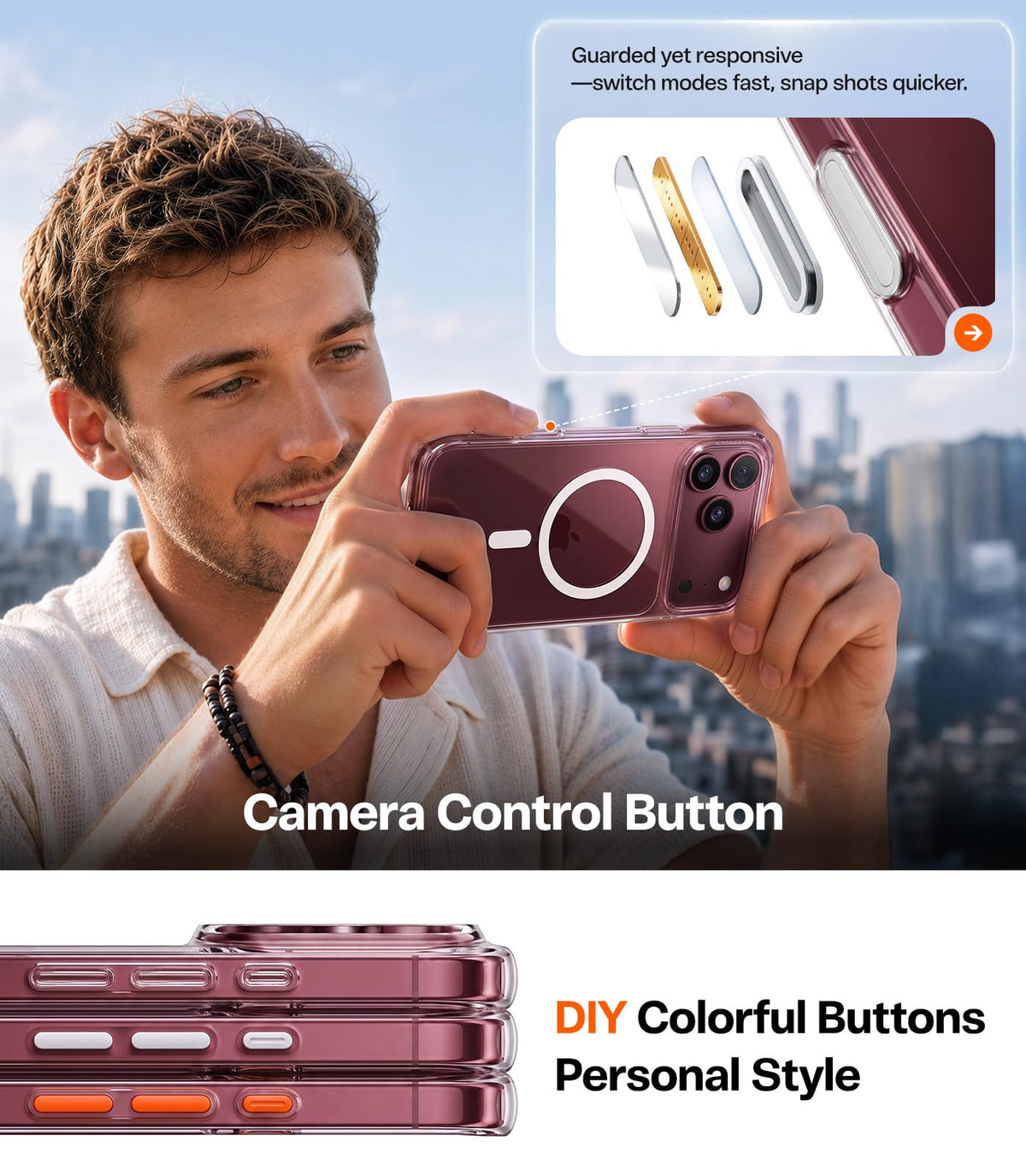 TORRAS Stronger Magnetic & Shockproof for iPhone 18 Pro Max Case Burgundy