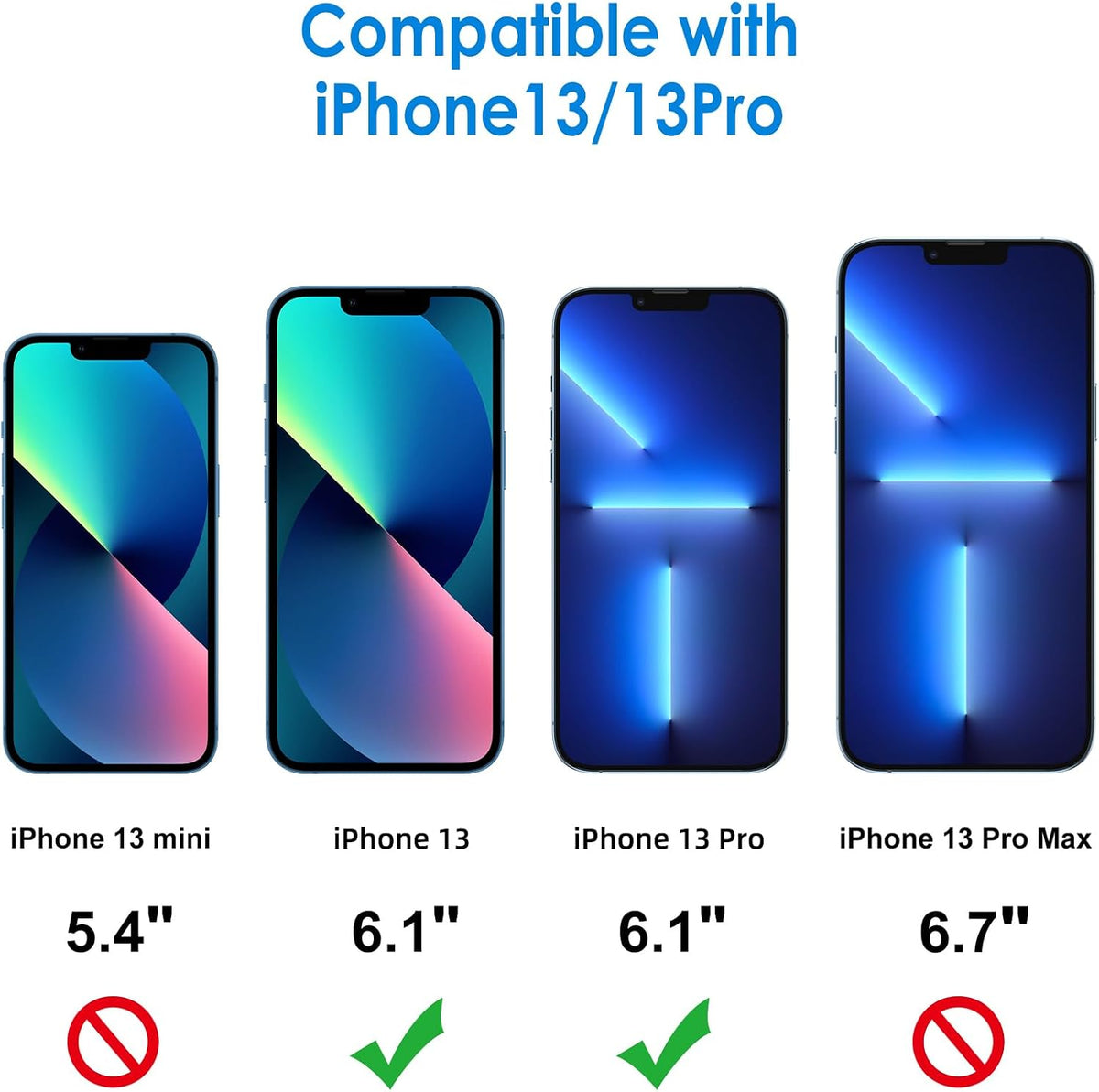 JETech Screen Protector for iPhone SE 3/2 (2022/2020), 3-Pack