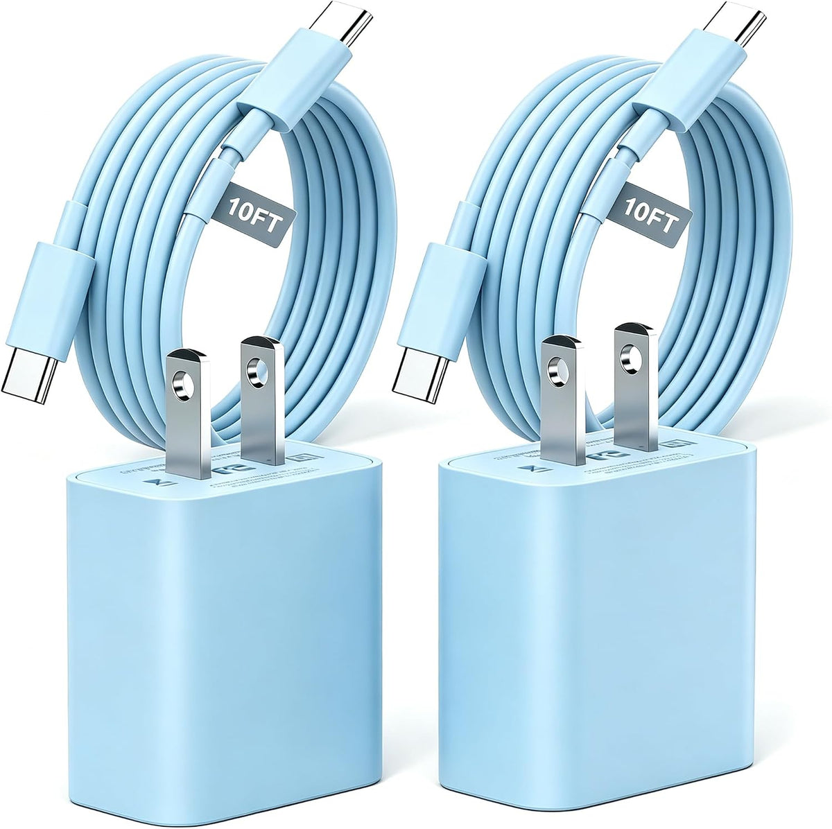 iPhone 18 17 16 15 Charger Fast Charging 10FT 20W USB C Charger Block Cable