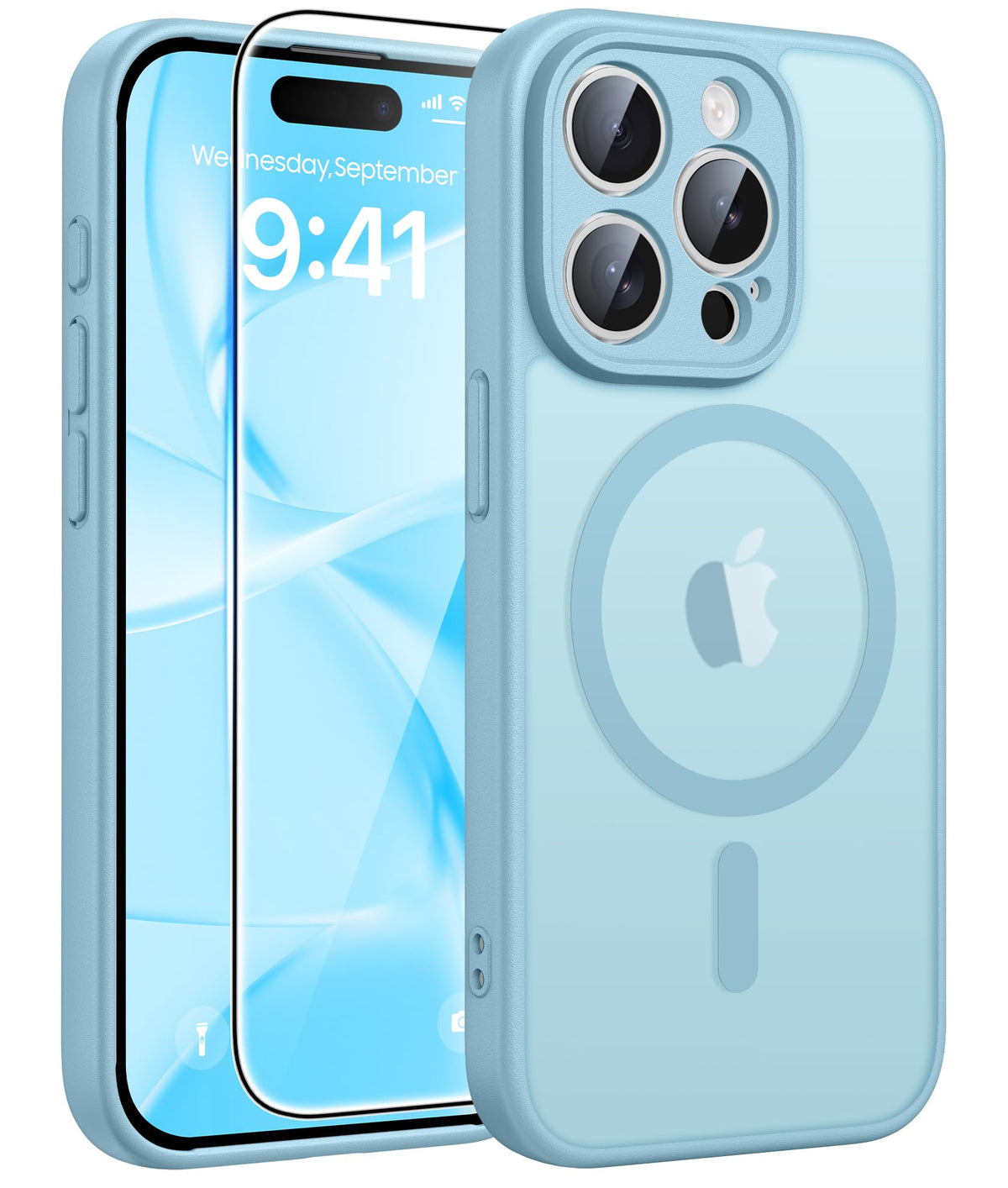 FNTCASE for iPhone 17 Case, Fit for Magsafe, Teal