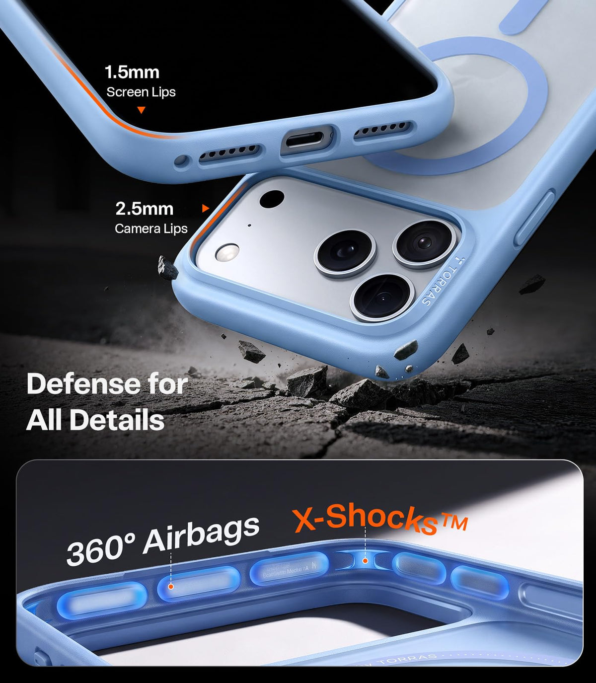 TORRAS Stronger Magnetic & Shockproof for iPhone 18 Pro Max Case Burgundy