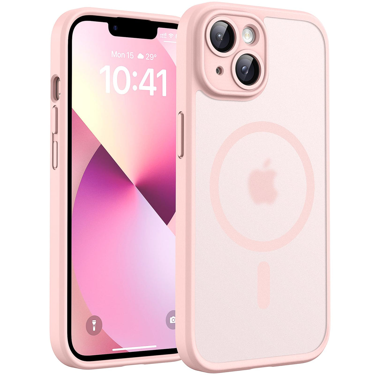 TOCOL for iPhone 13 Pro Max Case, Compatible with MagSafe, Black