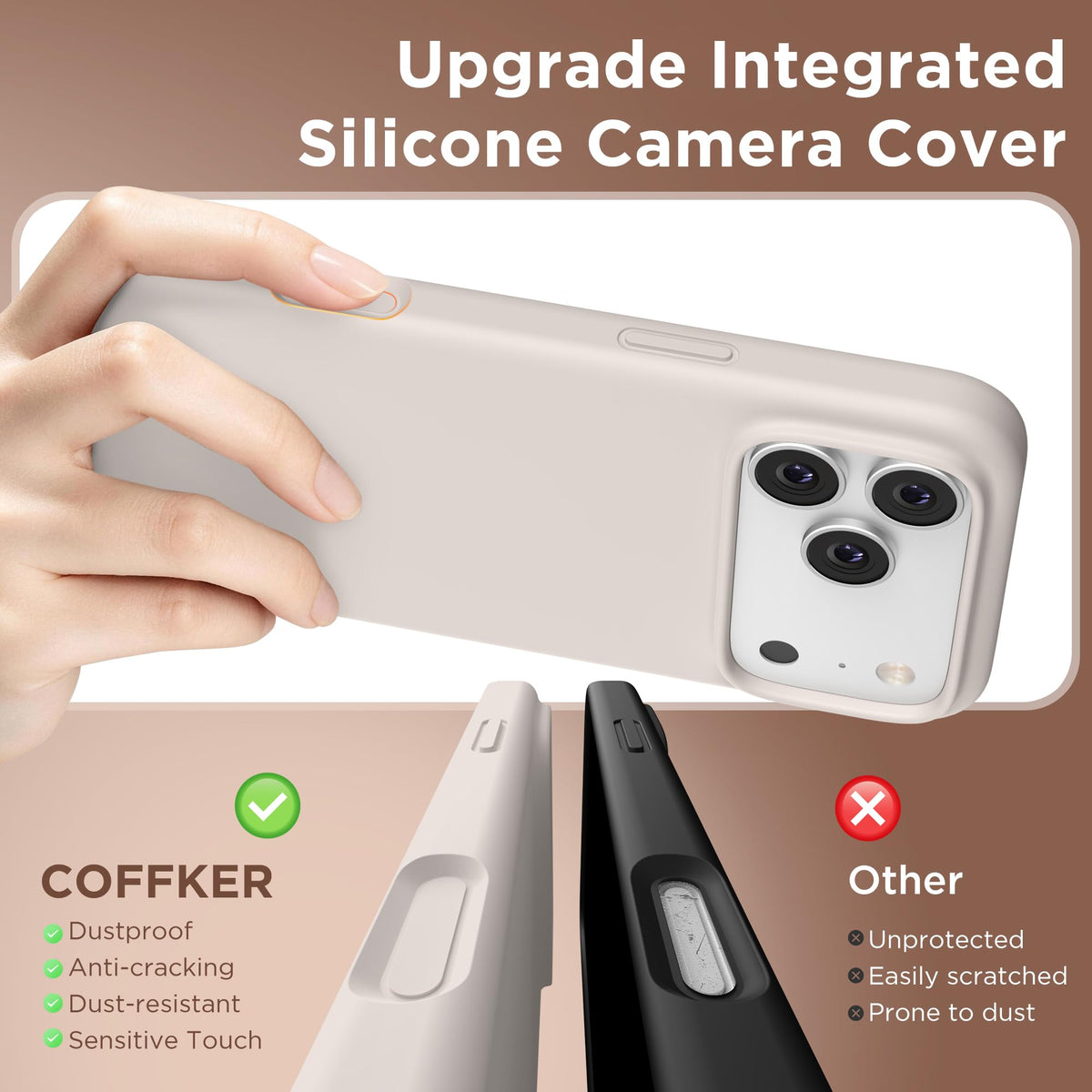 Magnetic for iPhone 18 Pro /17 Pro Case Silicone, Wine Red