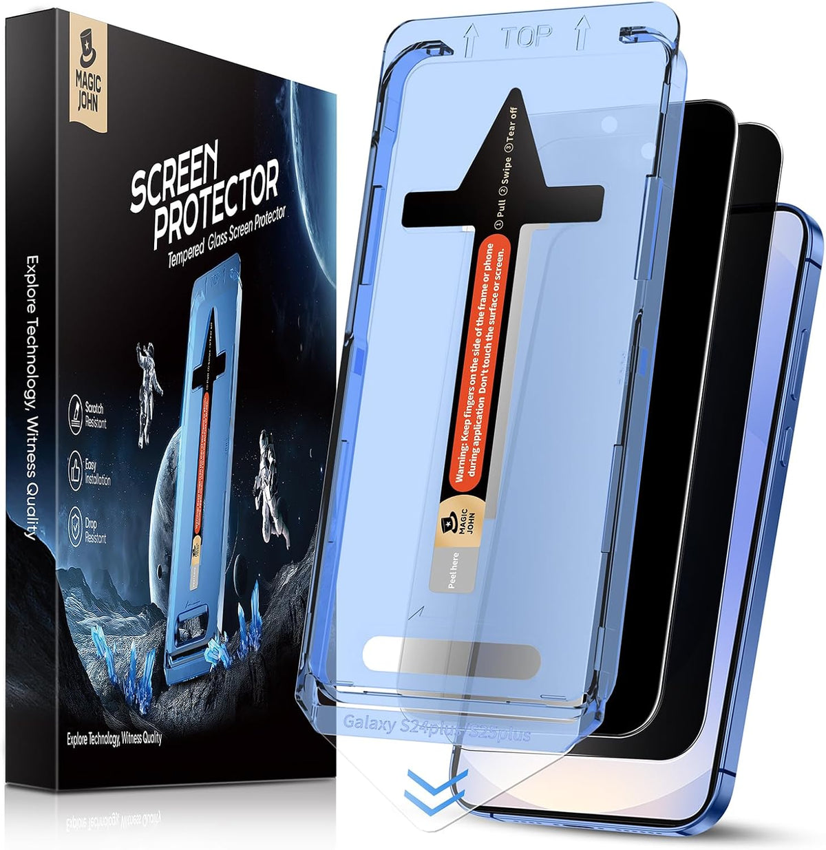 MAGIC JOHN Privacy for iPhone 18 Pro Max Screen Protector 6.9 inch
