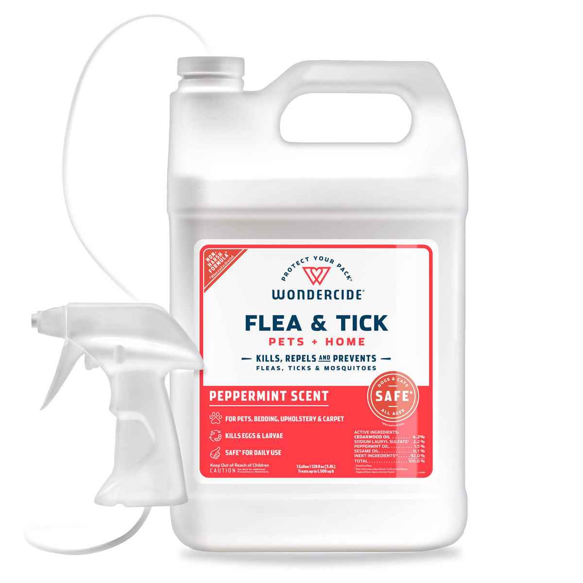 Wondercide Flea Tick & Mosquito Spray for Pets & Home - Rosemary 16 fl oz